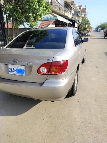 ចង់លក់ឡានCOROLA 2003 LE ម្ចាស់ដេីមទី1 ស្អាតណាស់អត់បុកអត់ប៉ះអត់ច្រេះក្នុង+ក្រៅថ្មីលក់ 8900$ចចារ