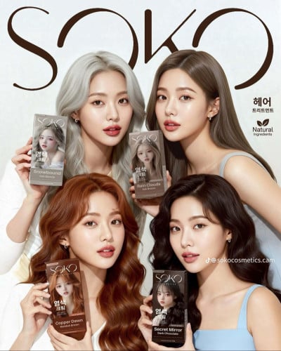 ថ្នាំសក់Soko Brand Korea & Cambodia