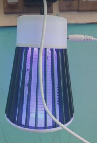 ELectric shock Mosquito killing lamp ម៉ាស៊ីនចាប់មូសខ្នាតតូច