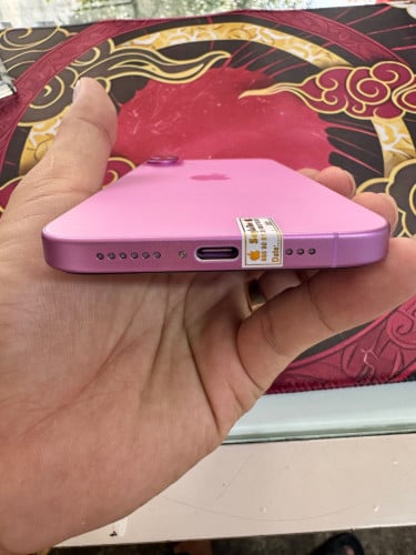 iPhone 16 Plus 128G Color Pink 🩷 មួយទឹក ថ្ម100%🔋 lock sim ប្រើបានសុីម2សេវាដើរស្មូតល្អគ្រប់ប្រពន្ធ័