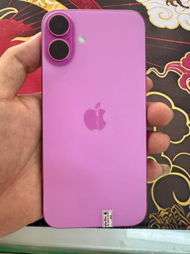 iPhone 16 Plus 128G Color Pink 🩷 មួយទឹក ថ្ម98%🔋 lock sim ប្រើបានសុីម2សេវាដើរស្មូតល្អគ្រប់ប្រពន្ធ័