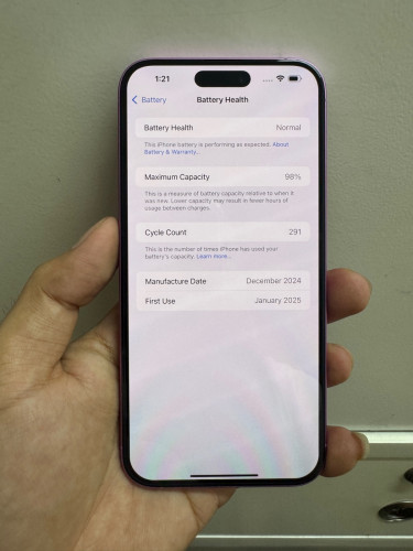 iPhone 16 Plus 128G Color Pink 🩷 មួយទឹក ថ្ម98%🔋 lock sim ប្រើបានសុីម2សេវាដើរស្មូតល្អគ្រប់ប្រពន្ធ័
