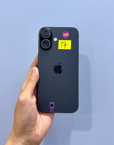 Iphone 17 ទំហំផ្ទុក (256G) Color Black តួស្អាត 98.9999%