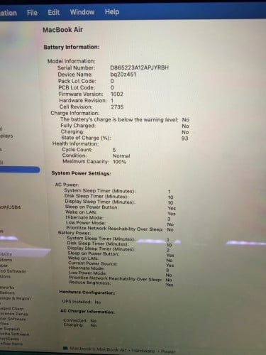 MacBook Air M1 13โ 256
