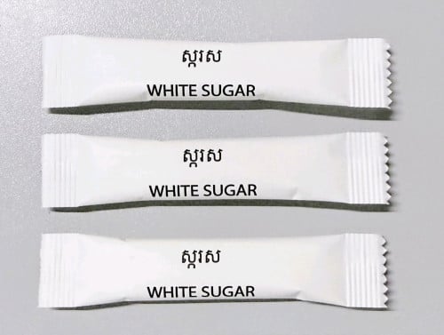 Packed sugar - white and brown sugar