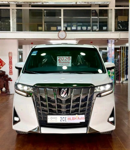 Toyota Alphard 2020 កៅអីធំ ឆ្វេងហ្សុីនម៉ាសុីន  V6 ស្ពិច Russia Executive Loungeទឹកថ្នាំហ្សុីន១ជុំ
