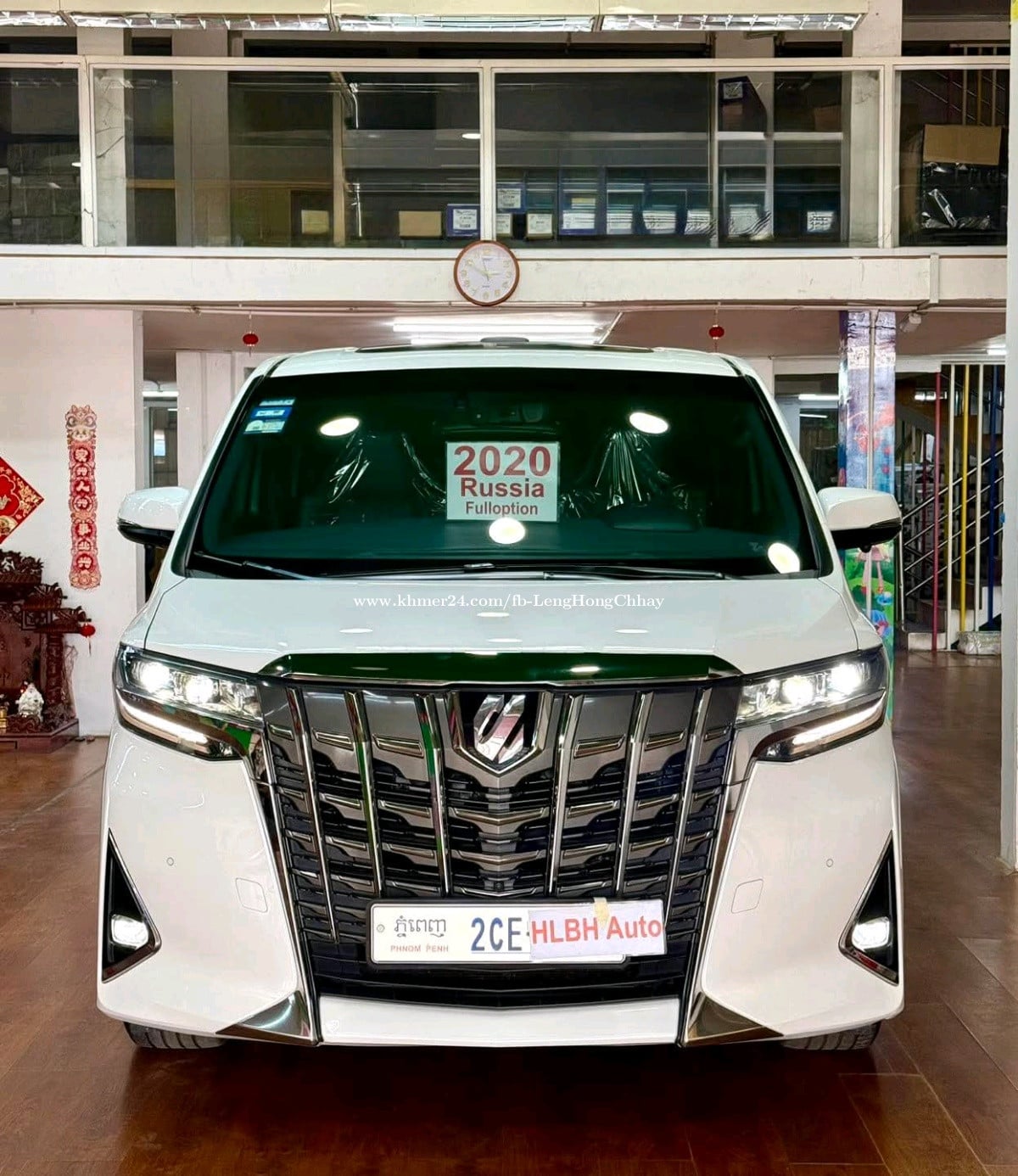 Toyota Alphard 2020 កៅអីធំ ឆ្វេងហ្សុីនម៉ាសុីន V6 ស្ពិច Russia Executive Loungeទឹកថ្នាំហ្សុីន១ជុំ