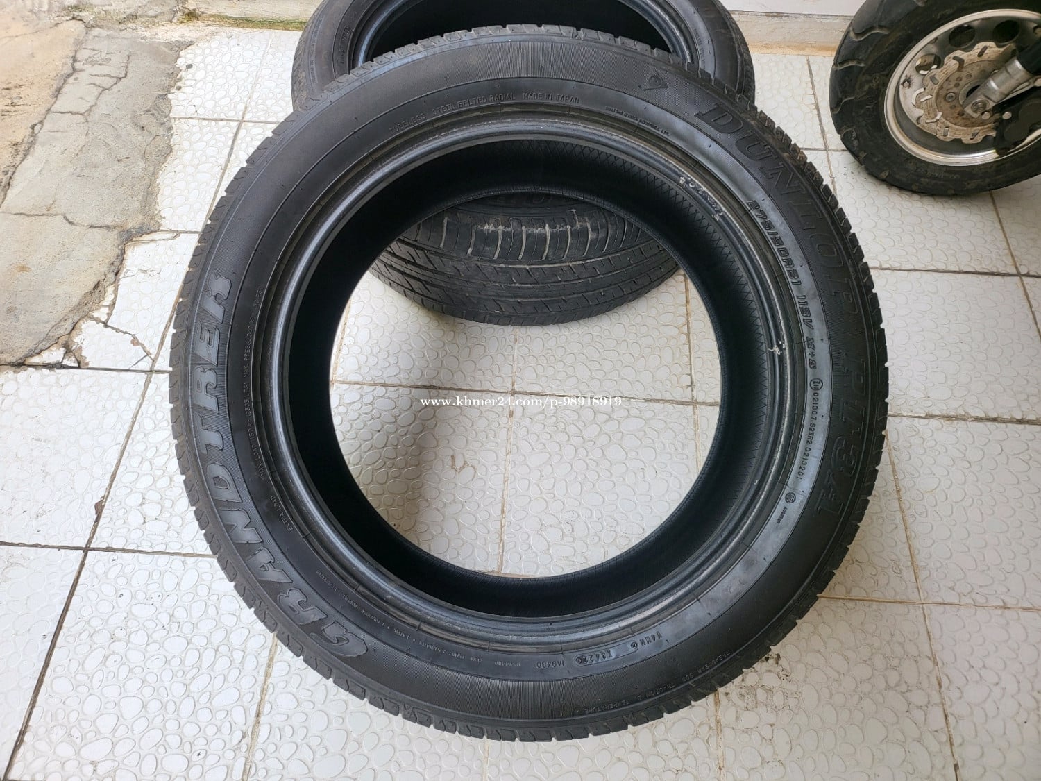 សំបកកង់ឡាន 570 DUNLOP R21 មួយទឹក