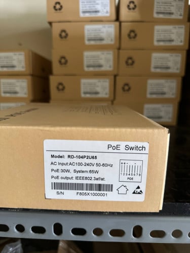 #POE Switch 4 Port Model: RD-104 P2U65