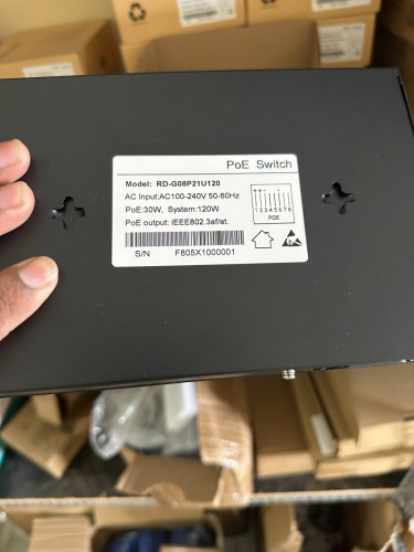 #POE Switch 8 Port  Model: RD-G08P21U120