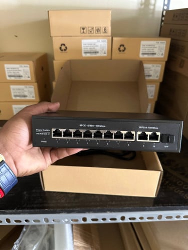 #POE Switch 8 Port  Model: RD-G08P21U120