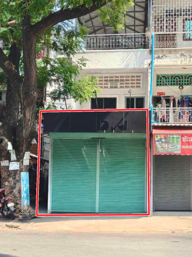 ហាងសំរាប់ជួលសន្ធរមុខ / Shop for rent Sonthormuk