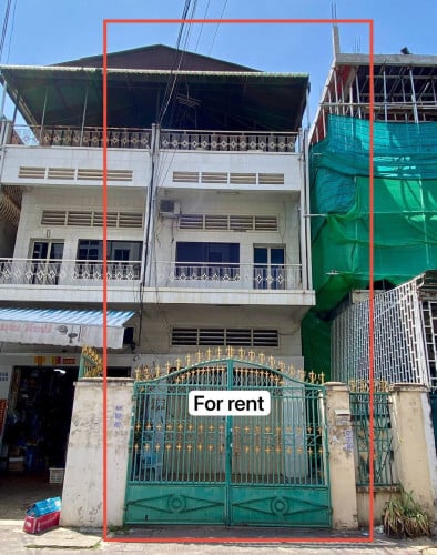 ផ្ទះសម្រាប់ជួលរកស៊ី នៅជិតផ្សារទួលទំពូង   | Shop house for rent near Tuol Tompung