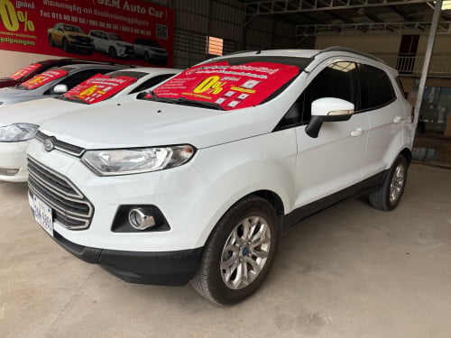 🚔 ឃ្លាំងលក់រថយន្ត សេម អូតូ ខា💰មានសេវាកម្មបង់រំលស់100% 🚗Ford ECOSport Full option  មួយទឹកខ្លាញគោ