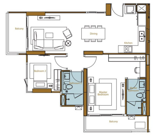 Brand New 2 Bedroom Tuol Kork