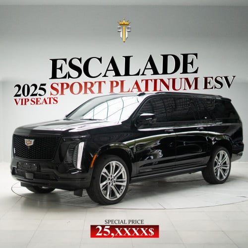 Escalade Cadillac 2025 ខ្លាញ់គោ Sport Platinum VIP seats