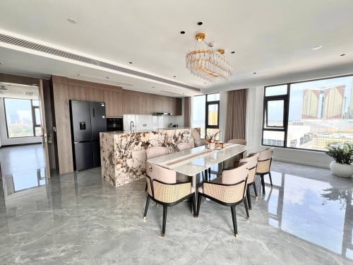 Luxury 3 Bedroom Penthouse for Rent in Tonle Bassac | Phnom Penh