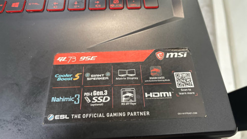 MSI GL73 9SE The best For (Design & Game) 650$