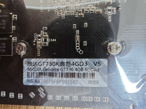 VGA Card Nvidia GT730 4GB