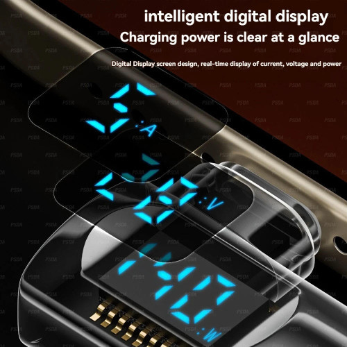 140W Digital Display Adapter USB Type C Fast Charging