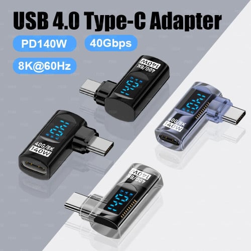 140W Digital Display Adapter USB Type C Fast Charging
