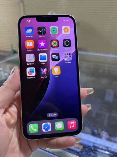 268$ iPhone 13(128gb)ស La អេក្រង់zinថ្ម85% ស្កេនNoicloud no bypass