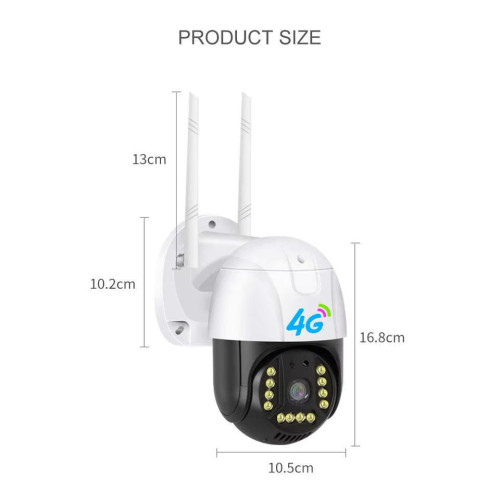 4G Camera 1 len PTZ 360 (sim card)