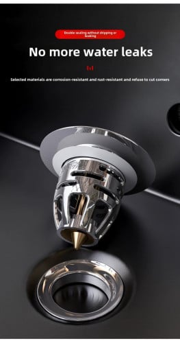 Bathroom toilet anti-hair and anti-odor core