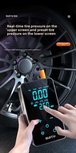 Car Air Pump Emergency Starter Power Supply Multi-function 12V