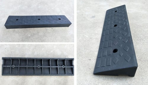 Heavy Rubber Plastic Road Ramp Car Driveway 50*27*9cm