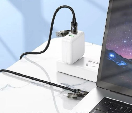 Hoco 4in 1 fast charging crystal data cable u151