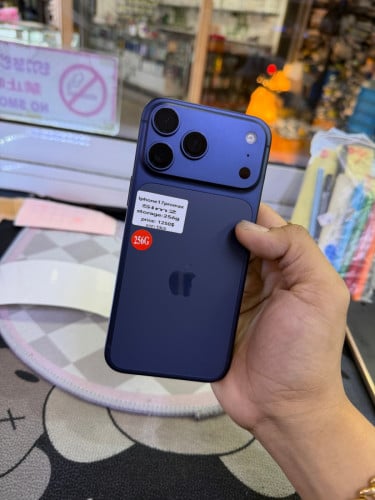 iPhone17promax 256G battery 100% sim2 (CH ស្អាត )