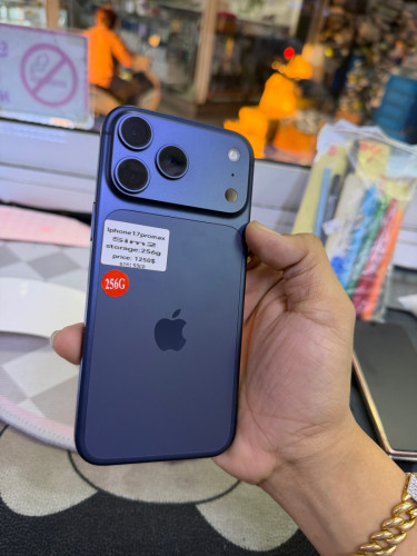 iPhone17promax 256G battery 100% sim2 (CH ស្អាត )
