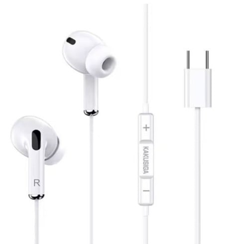 Kakusiga wired earphone for type c