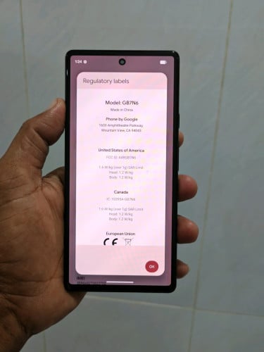 Pixel 6 8g/128g(ស្រាំខ្នងក្រោយ)👉$128