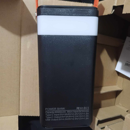 Power Bank 120W Fast charge 80000mah