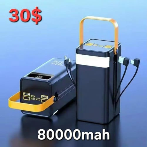 Power Bank 120W Fast charge 80000mah