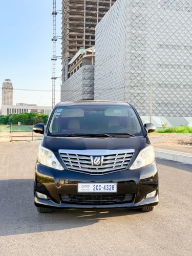 Toyota Alphard 2010 Option G (ដុំជំនួយបាស់ កៅអីម៉ាស្សា DVDហ្សីន កៅអីចុច ផ្សេងៗ)Option កំរ