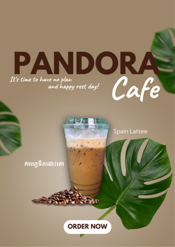 កម្មង់ភ្លាមដឺកឲ្យភ្លាម Pandora Coffee