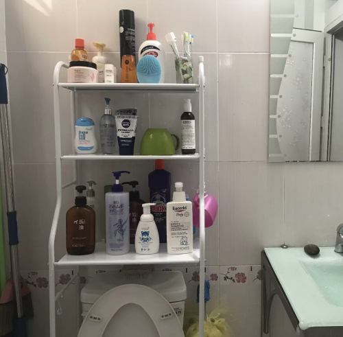 ធ្នើរសាប៊ូលើបង្គន់ Shower Racks