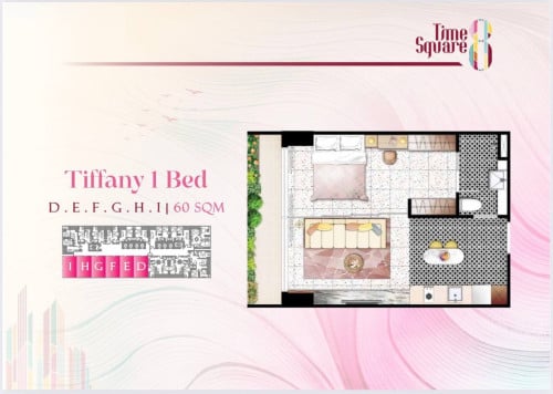 1 Bedroom 60m2 Time Square 8 TTP