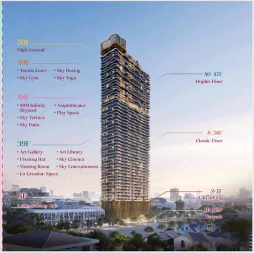 1 Bedroom 60m2 Time Square 8 TTP