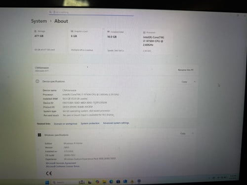 Alienware m17 (i7-9750H, 16GB, 512GB, 6GB GPU)