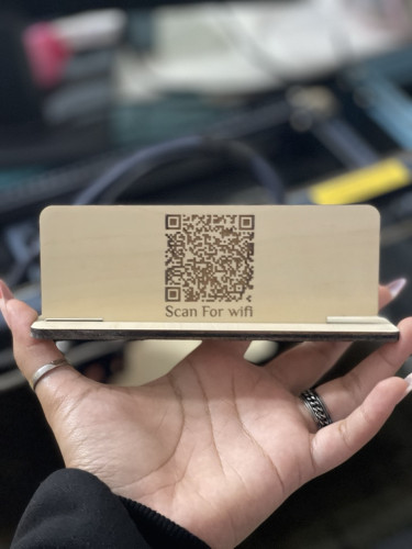Custom Cutting QR Codes