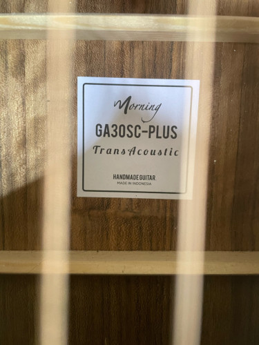 Guitar:Morning GA30SC-PLUS-ប្រភេទ:pic up Trans Acoustic