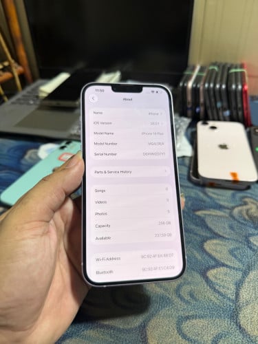 iPhone 14 Plus 256G ដាក់សុីមបាន 375$ 99%