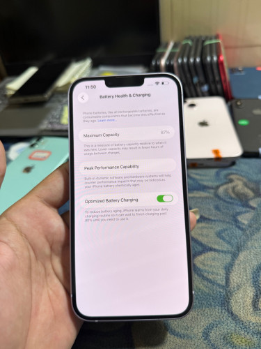 iPhone 14 Plus 256G ដាក់សុីមបាន 375$ 99%