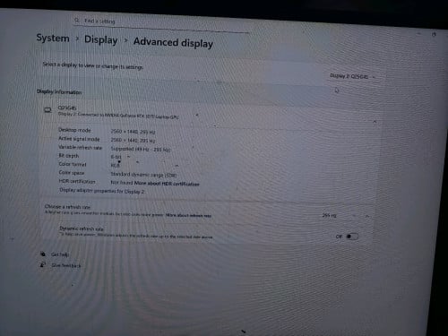 Monitor លក់ AOC q25g4s