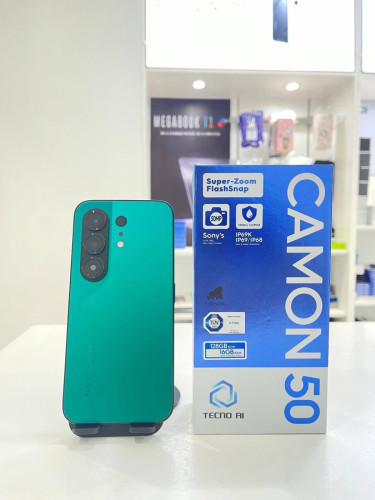 Tecno Camon50 Ram8G+8G/128GB ថ្មីប្រអប់ធានា13ខែក្រុមហ៊ុនតម្លៃពិសេស