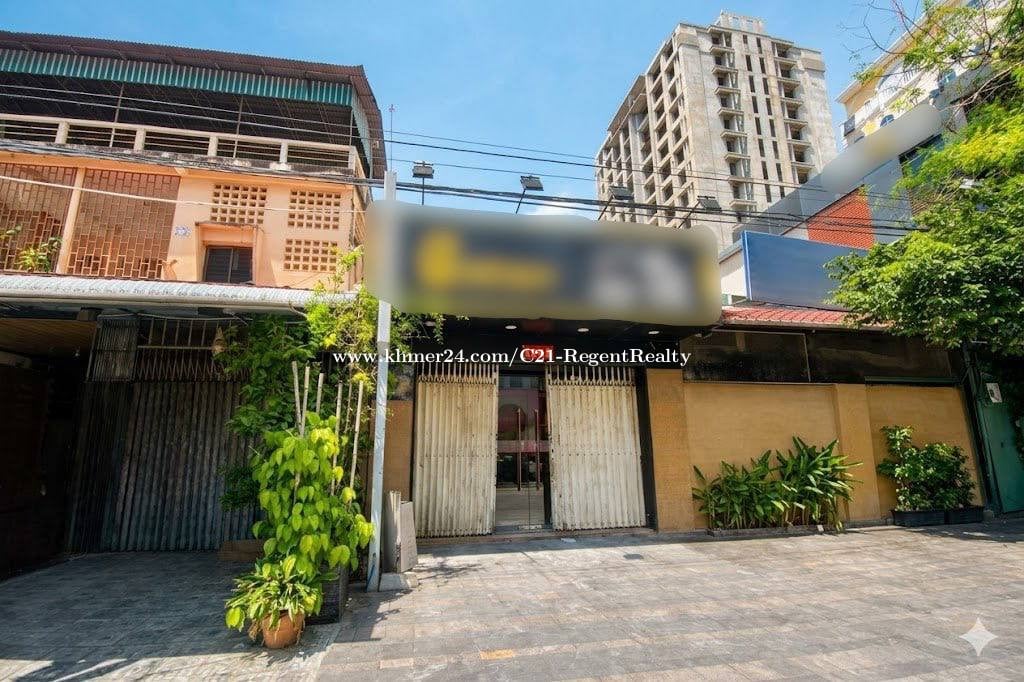 Shophouse for Rent in Daun Penh 金边隆边区商铺出租